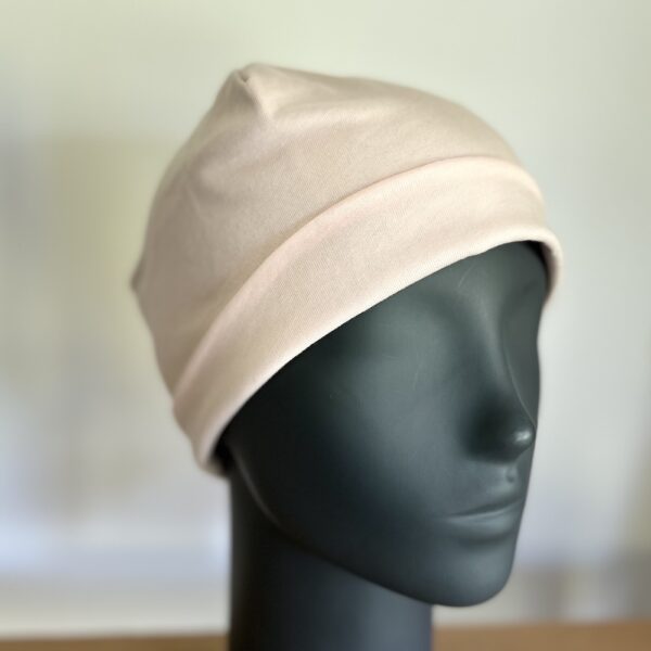 protection tête antiondes, protection rayonnements electromagnetiques, bonnets antiondes rose poudré