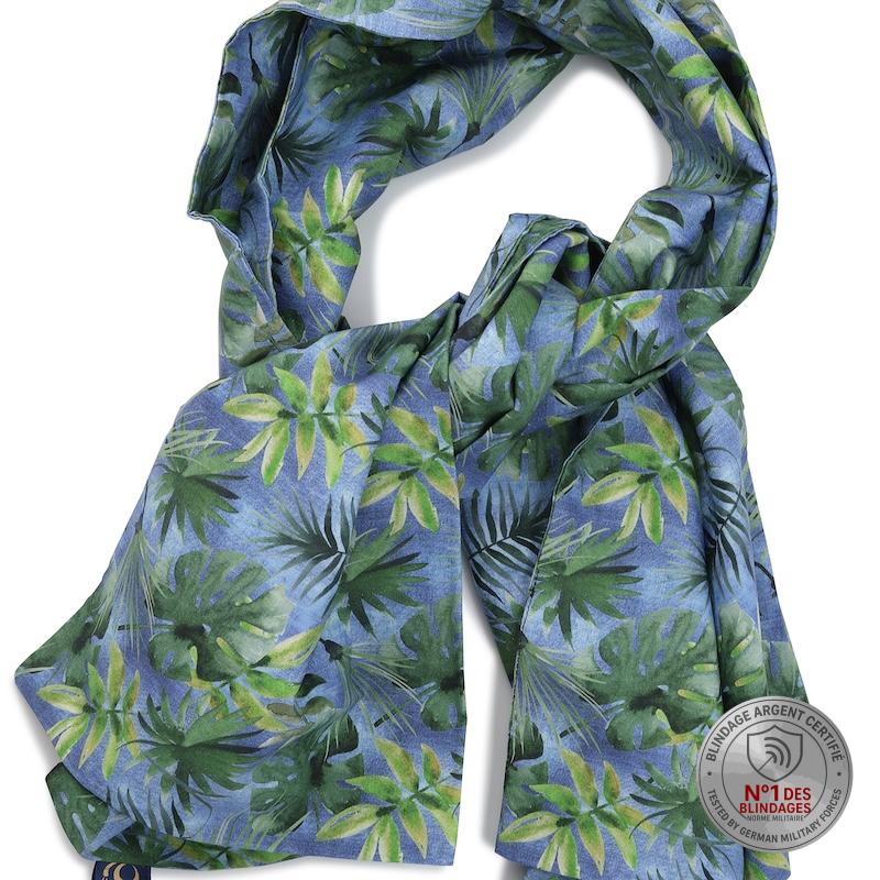 Protection tête et buste antiondes, foulard contre ondes electromagnetiques
