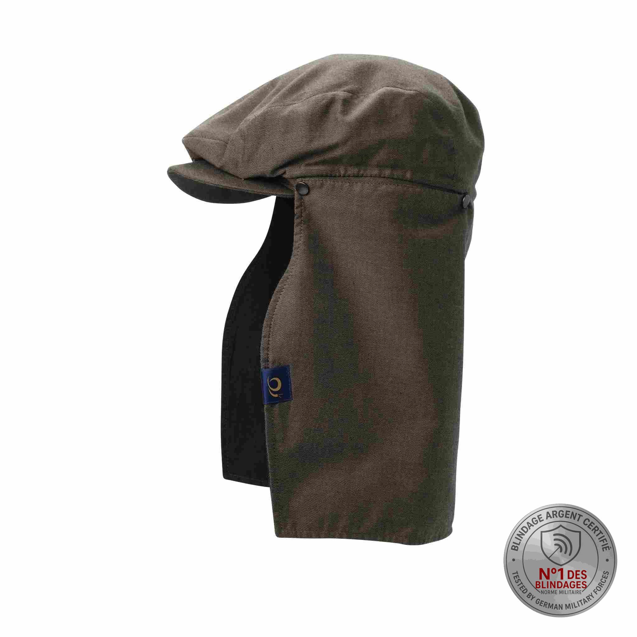 protection anti-ondes pour homme, protection contre les rayonnements électromagnétiques, tête, nuque, gorge, mâchoire