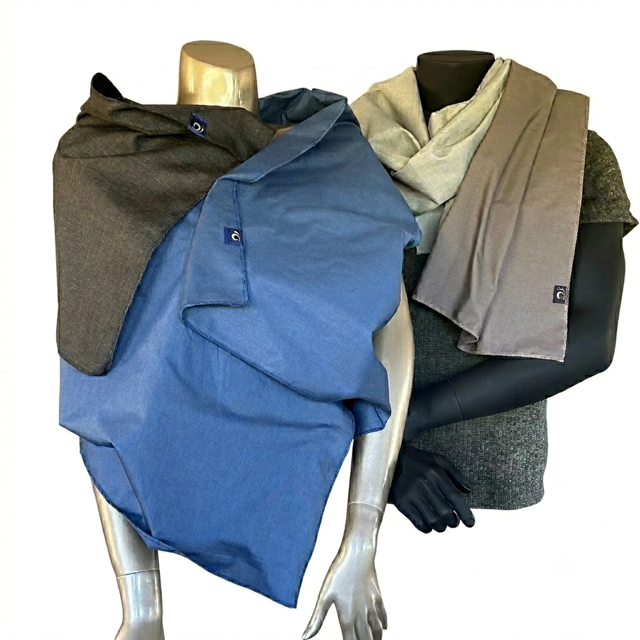 Grands foulards anti-ondes- inox